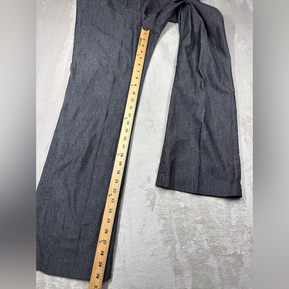 Sandro Sportswear Cotton Blend Stretch Jeans Wide Bootcut Leg Black Jeans Size 6 - Picture 9 of 14